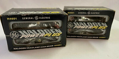 2-УПАКОВКИ GE ГАЛОГЕННЫЕ ПИТАНИЯ ПЛЮС ФАРЫ H4651 ДАЛЬНЕГО СВЕТА 6,5 «x 4» старый запас - Изображение 1 из 4