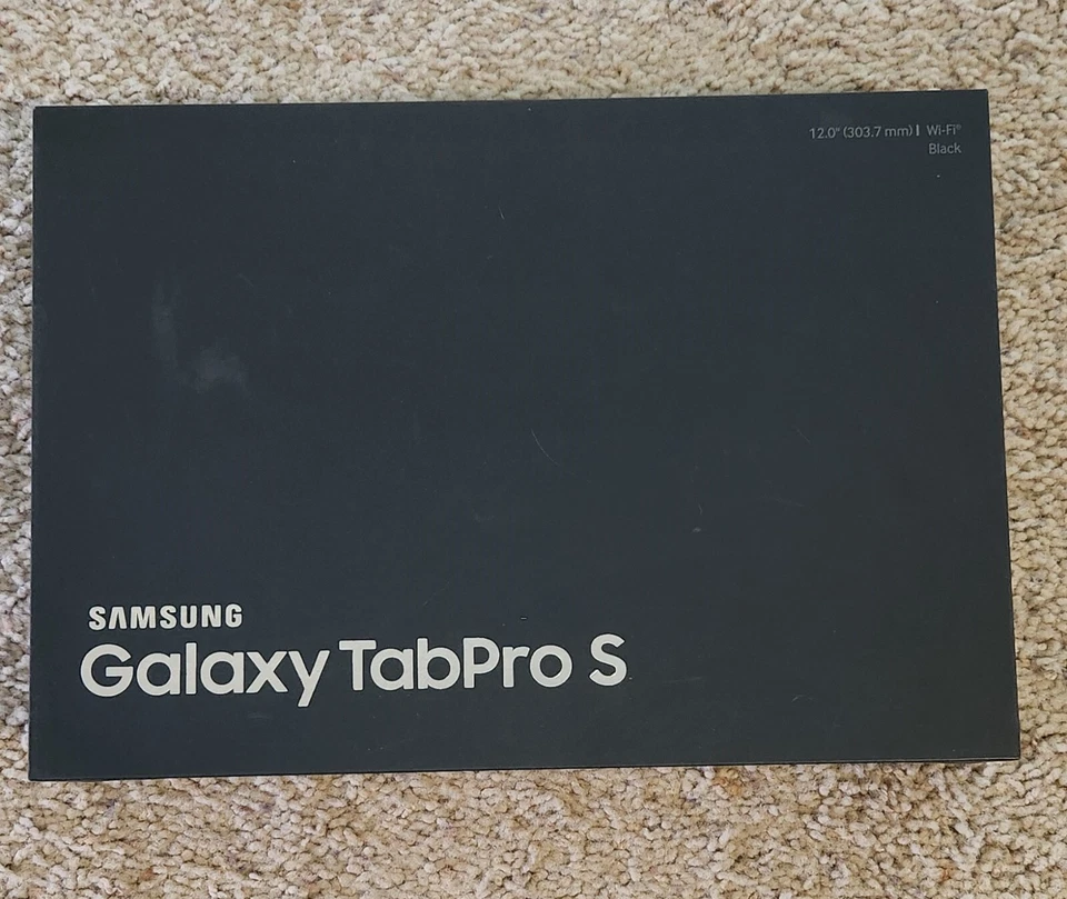 NEW Samsung Galaxy TabPro S Wifi 12inch SMW703NZKAG Black - Image 1 of 2