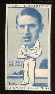 Carreras Turf Cigarettes Sports Series 1949 carreras automáticas #24 Roland Jenkins GD d2 - Imagen 1 de 2