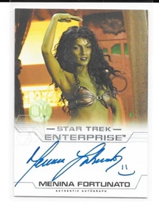 2005 Rittenhouse Star Trek Enterprise Menina Fortunato Maras AUTO Signed SP - Picture 1 of 1