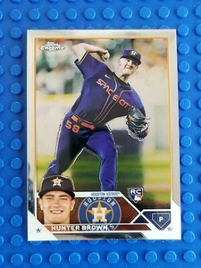 2023 Topps Chrome HUNTER BROWN RC Rookie Card - Picture 1 of 2
