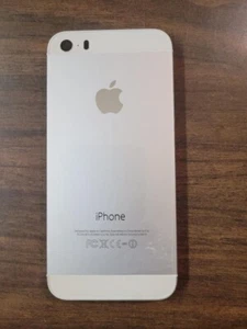 Neuf Coque Arrière Boîtier pour iphone 5s Argent - Photo 1 sur 2