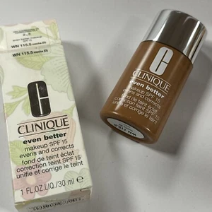 Clinique Even Better Makeup SPF15 Shade 30ml - WN 115.5 Mocha New - Picture 1 of 5