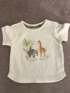 NEW Safari Theme T Shirt Baby Boy - Picture 1 of 4