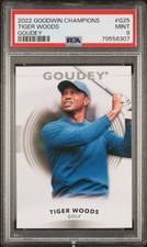 2022 UPPER DECK GOODWIN CHAMPIONS GOUDEY TIGER WOODS GOLF PSA 9 ICKY