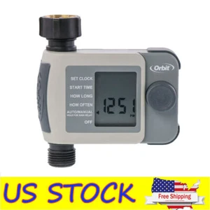 1 Port Digital High Flow Hose Faucet Timer with Easy Push Dial Programing - Picture 1 of 14