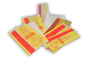 100 St. Bäckerfaltenbeutel, Faltenbeutel weiß 200x70x400 mm, Papiertüte F&L - Bild 1 von 2