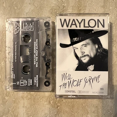Cassette Merle Haggard Will The Wolf Survive ©1986 MCA Records Tested (New Case) - Image 1 of 2
