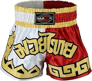 Maxx Muay Thai Fight Shorts MMA Kick Boxing Grappling Martial Arts Gear Men WRG1 - Picture 1 of 2