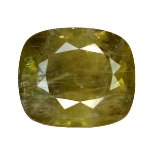 13.26CTS GREEN NATURAL DIASPORE CUSHION LOOSE GEMSTONES SEE VIDEO - Picture 1 of 4