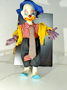 Wonderful clown doll brass edges finished with porcelain - Picture 1 of 14