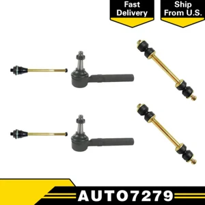 Mevotech 6pcs Front Tie Rod End Sway Bar Link For 2000-2006 GMC Sierra 1500 - Picture 1 of 7