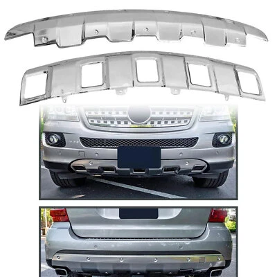 Fits 2006-2008 Mercedes-Benz W164 ML350 Front & Rear Bumper Skid Plate Cover - Image 1 of 4