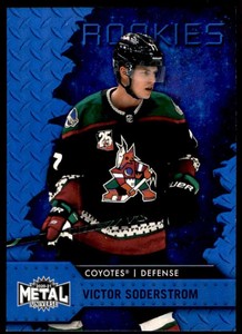 2020-21 Metal Universe Blue Spectrum #119 Victor Soderstrom NM-MT RC Rookie 