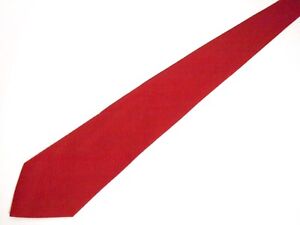 Club Room Charter Club Mens Necktie Tie Red Subtle Striped 100% Silk 60" Career
