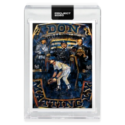 TOPPS PROJECT 2020 CARD 1992 TOPPS YANKEES DON MATTINGLY #118 by ANDREW THIELE - Image 1 of 2