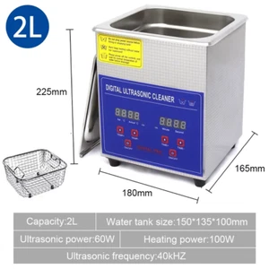 3L 6L 10L 2L Ultrasonic Cleaner Ultrasound Washing Machine Ultrasonic Heated Was - Picture 1 of 16