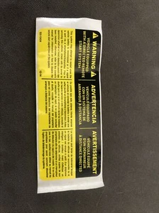 DEI Viper Clifford Remote Start Warning Sticker (New) - Picture 1 of 1