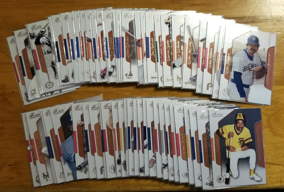 2003 Flair Greats Baseball singles you pick fil your set - Image 1 of 1