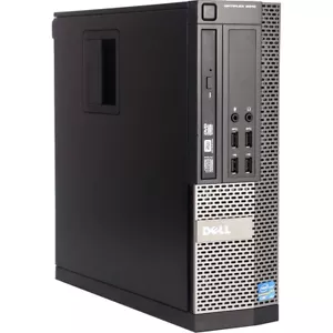 Dell Desktop i5 Computer PC SFF 8GB RAM 250GB HDD Windows 10 Wi-Fi DVD/RW - Picture 1 of 5