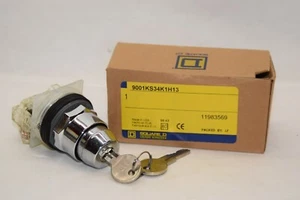 (NUEVO) Interruptor selector accionado con llave SQUARE D 9001KS34K1H13 - Imagen 1 de 5