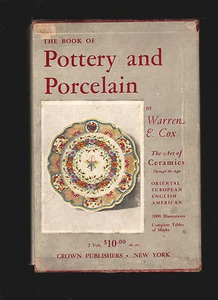 Pottery and Porcelain (1945) by Warren E. Cox * two hardback books in a slipcase - Picture 1 of 1