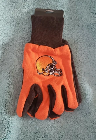 Cleveland Browns Gloves Sports Logo Utility Work Gloves NEW Cover