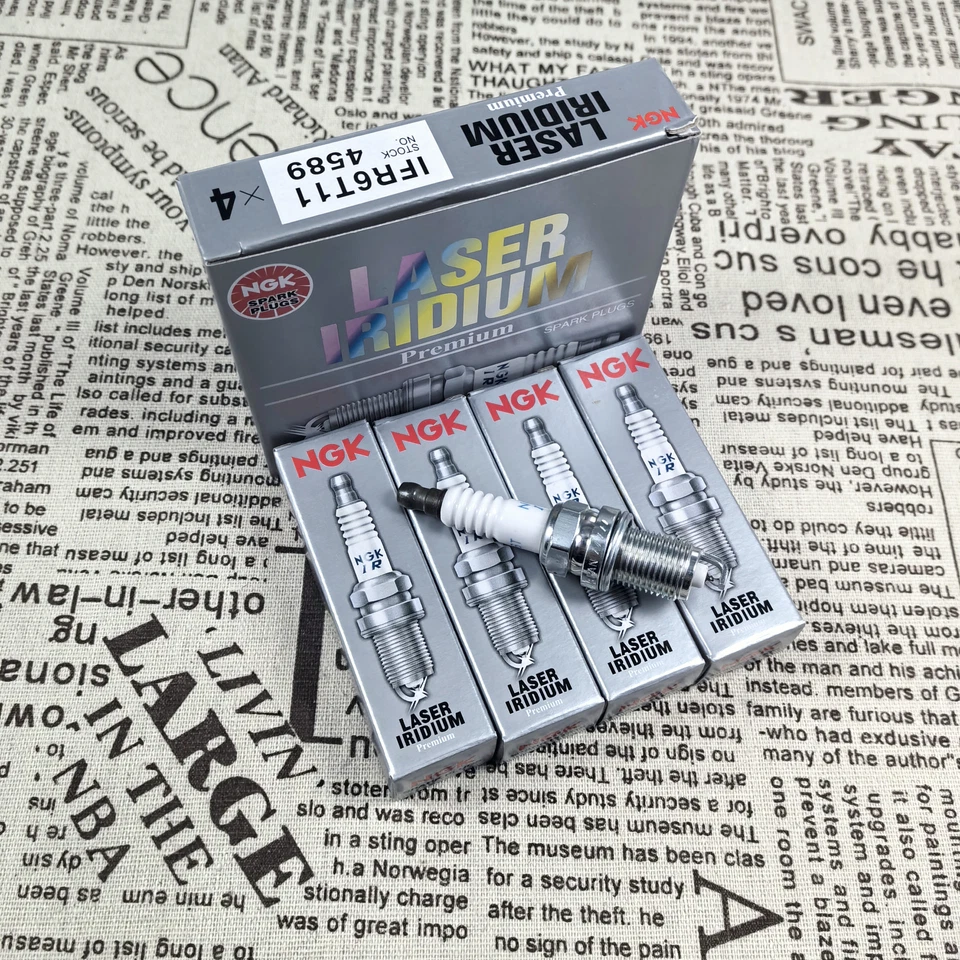 4Pcs Iridium Spark Plugs NGK IFR6T11 4589 For Camry Lexus Corolla RAV4 Tundra - Image 1 of 1