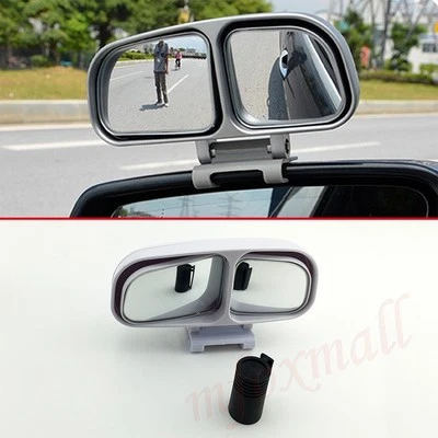 2X Rear View Auxiliary Safety Blind Spot Mirror Wide Angle Convex Car Motor Part - Image 1 of 4