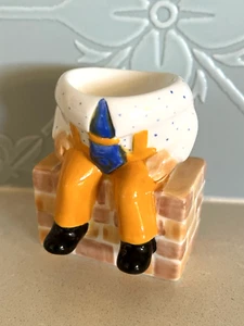 Vintage Ceramic Humpty Dumpty On The Wall Egg Cup - Martinvale c1980s - Picture 1 of 4