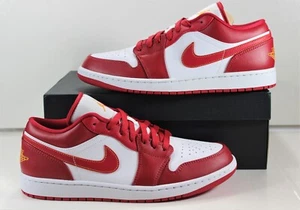 Nike Air Jordan 1 Low Cardinal Red Men's Sizing 553558-607 size 11.5 - Picture 1 of 8