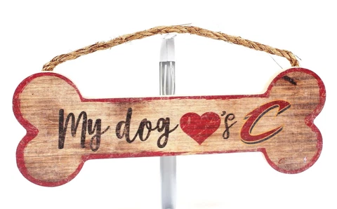 Cleveland Cavaliers Dog Bone Wall Plaque Official Licensed Made in USA Cover