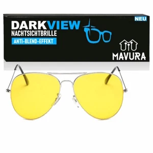 DARKVIEW Nachtsichtbrille Nachtfahrbrille Auto Kontrastbrille Autofahrerbrille - Picture 1 of 6