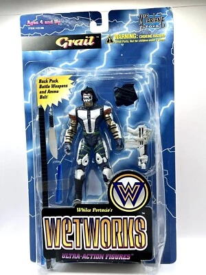 Figura de acción ultra Mcfarlane Toys Wetworks serie 1 Grial con armas de batalla Foto 1 de 2