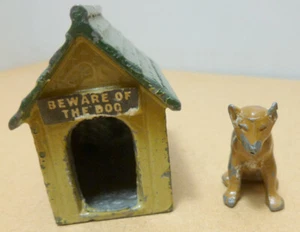 Vintage Lead Britains Johillco - Dog And Kennel - Picture 1 of 3