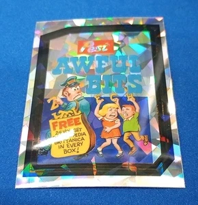 2014 Wacky Packages Chrome Series 1 "AWFUL BITS" #67 Atomic Refractor Card - Picture 1 of 1