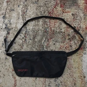Vintage 1994 Jansport Made In USA Black Bauchtasche Gürteltasche - Bild 1 von 4