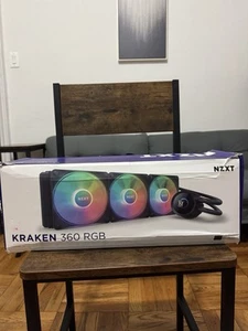 NZXT Kraken 360 RGB - RL-KR360-B1-360mm AIO CPU Liquid Cooler - Customizable 1.5 - Afbeelding 1 van 11
