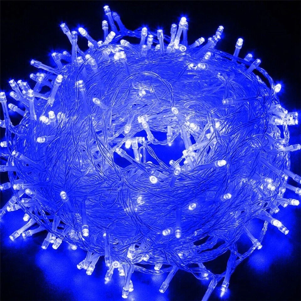 100-800 Luces LED Boda Jardín Fiesta Navidad Patio Luces Boda Árbol Decoración Foto 1 de 4