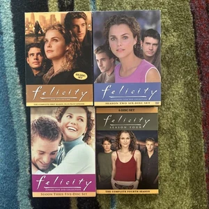 Felicity Complete TV Series 1-4 set Seasons 1 2 3 4 lot Freshman Junior Senior - Picture 1 of 4