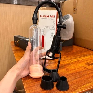 Bomba de pene de 20 cm Powerpump alargamiento del pene ayuda para la impotencia bomba de vacío hombres DE - Imagen 1 de 16