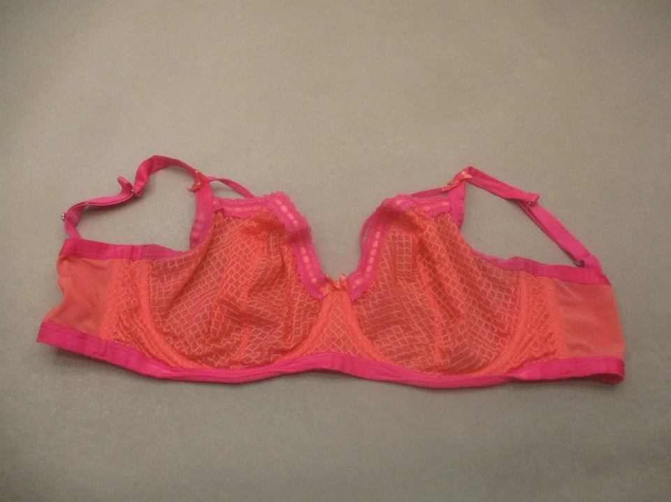 Sujetador Demi 38H Cacique Mujer Naranja Con Aros Sin Forro Cierre Trasero 10R Foto 1 de 4