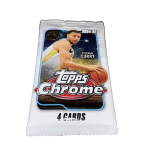 2024-25 Topps Chrome Baseball - 4 Card Pack - Factory Sealed--- - Bild 1 von 4