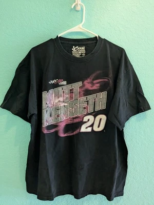 Camiseta Nascar Matt Kenseth #20 Negra y Rosa Doble Cara Damas XL Foto 1 de 4