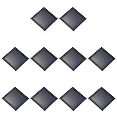 10stk 2,5V 0,25W 0,1A Mini-Solarmodule, Solar-Photovoltaikzellen, 1,97" x 1,97" - Bild 1 von 4