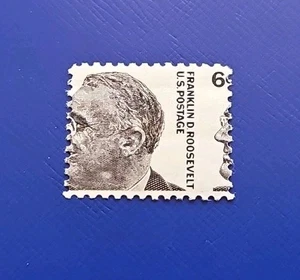 U.S. Scott #1284 Roosevelt 6 Cent MNH ERROR FREAK & ODDITIES Perf Shift - Bild 1 von 2