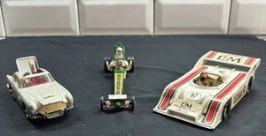 Set 3- CORGI TOYS Made In Britain James Bond Ashton Martin Porsche Audi Dragster - Picture 1 of 9