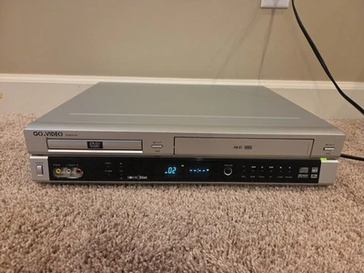 Go Video DVR4100 Sonic Blue DVD VCR Combo Player and VHS Recorder - No Remote - Image 1 of 4