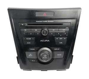 2014-2015 Acura ILX AMFM Radio Receiver Single Disc CD Player Part 39100-TX6-A21 - Foto 1 di 5