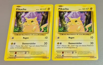 2er Set  Pikachu # 35/108 Common aus Evolution 2016 Pokemon Deutsch Mint - Bild 1 von 2